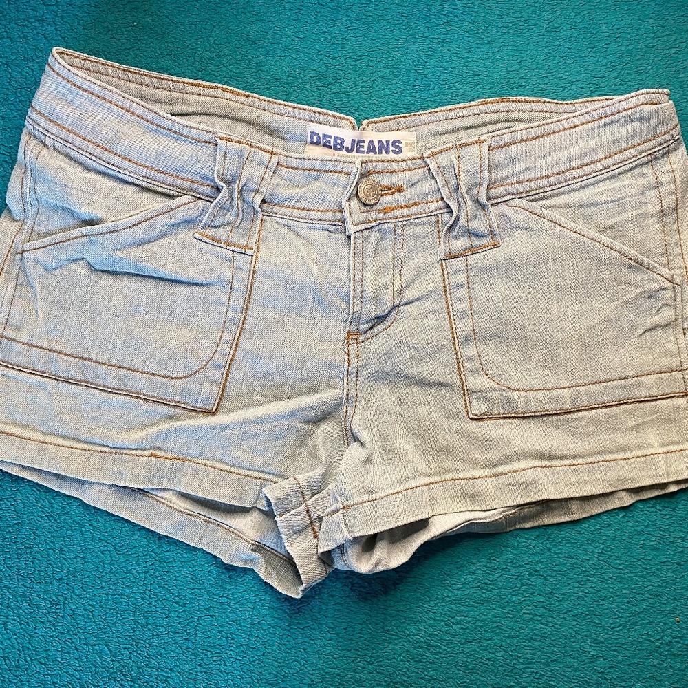 Light Wash Jean Shorts